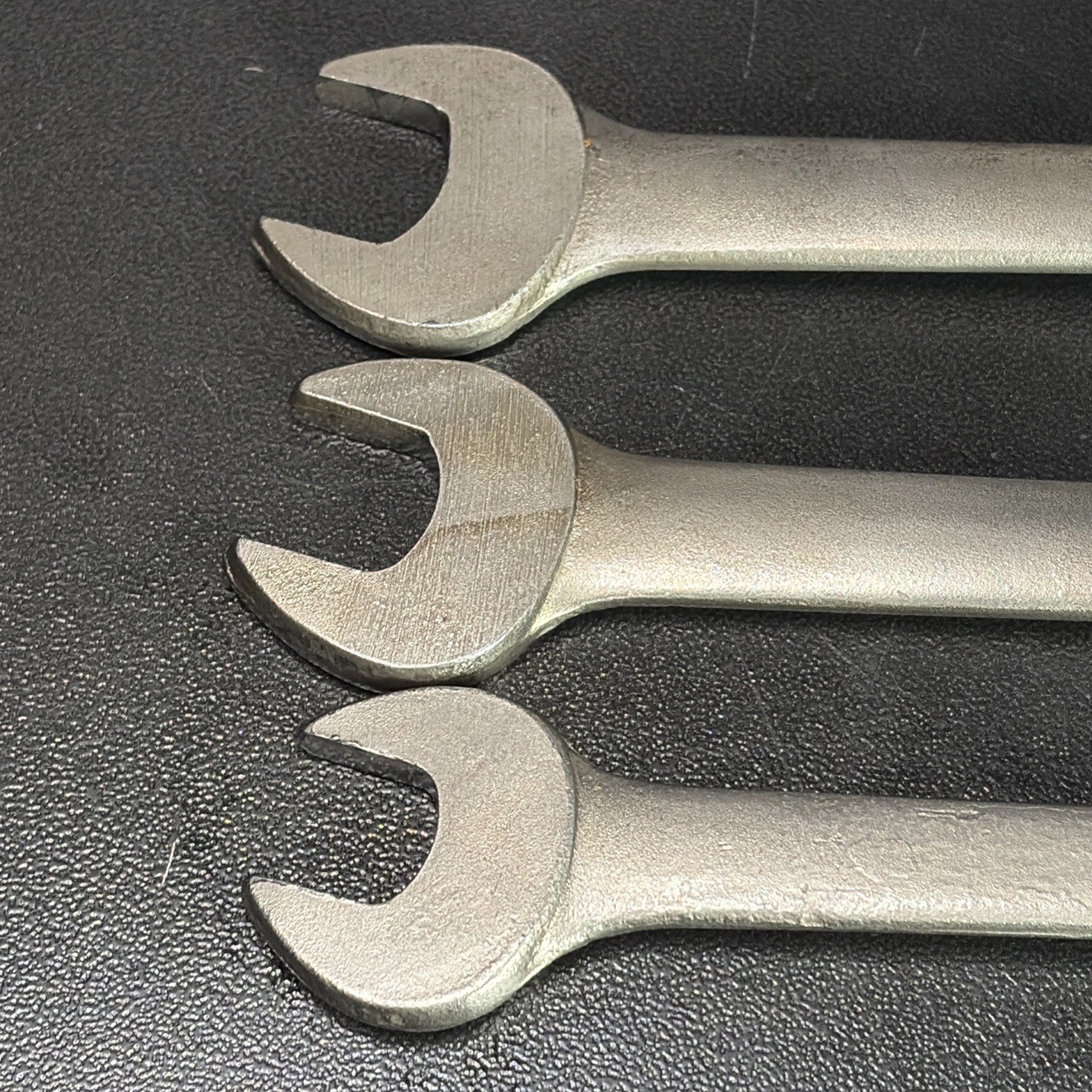 3 Chrom-Vanadium Germany 9/16, 5/8, 11/16 12pt Open End Box Combination Wrench