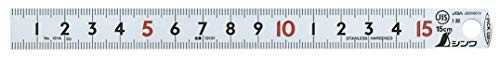 Shinwa Sokutei Pickup Scale Silver cm Display Upper and Lower Levels 1mm Pitch