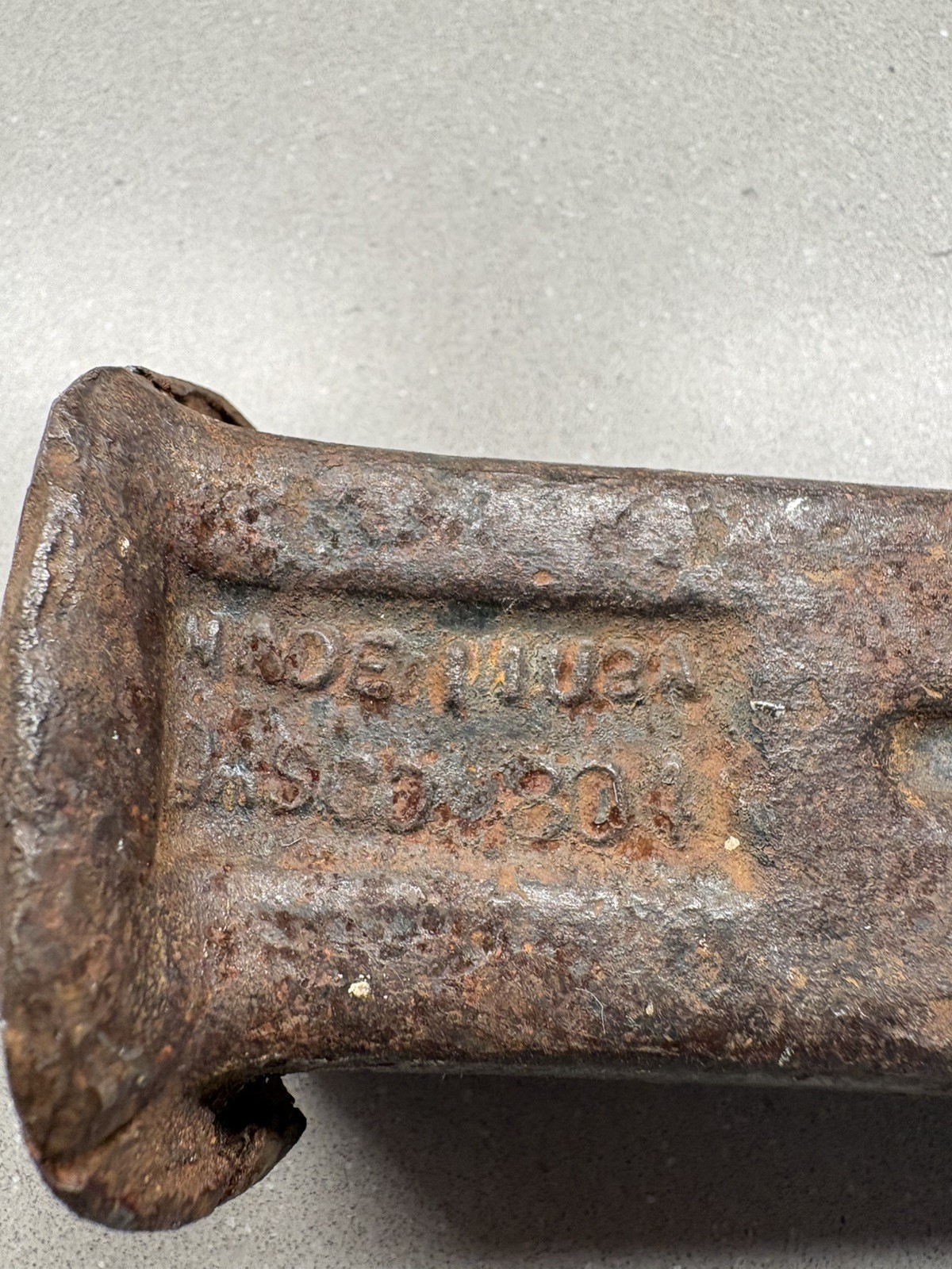 Dasco Wood Splitting Wedge Tool Pound Forged Steel Vintage #804