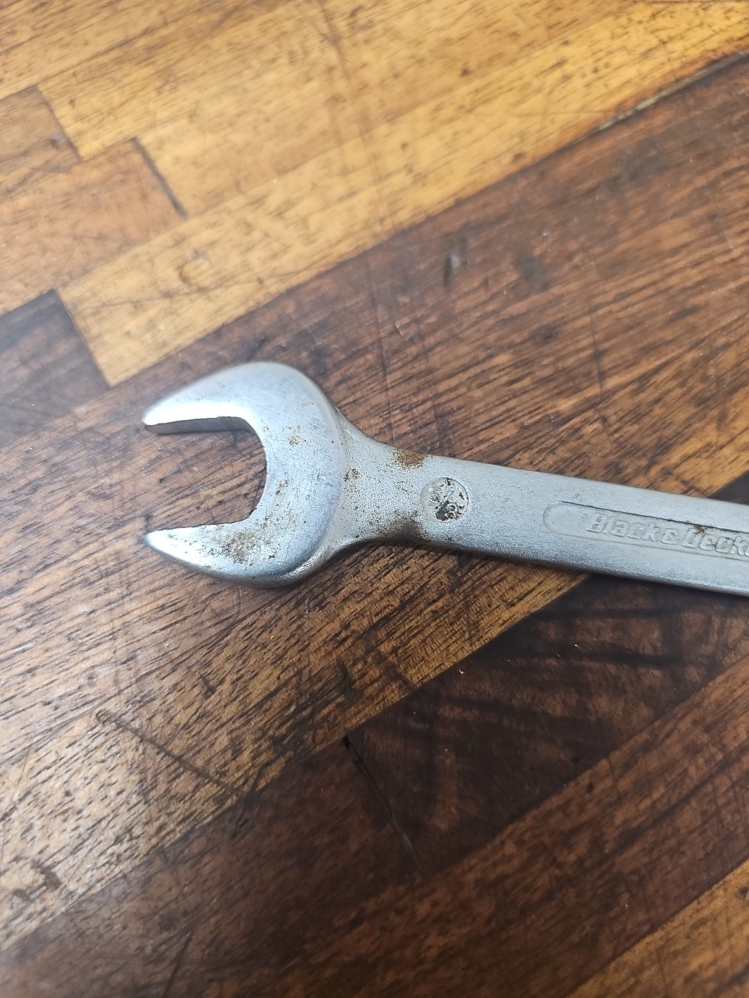 B70- Vintage Black & Decker W. Germany SAE 5/8″ x 7/16″ open end wrench