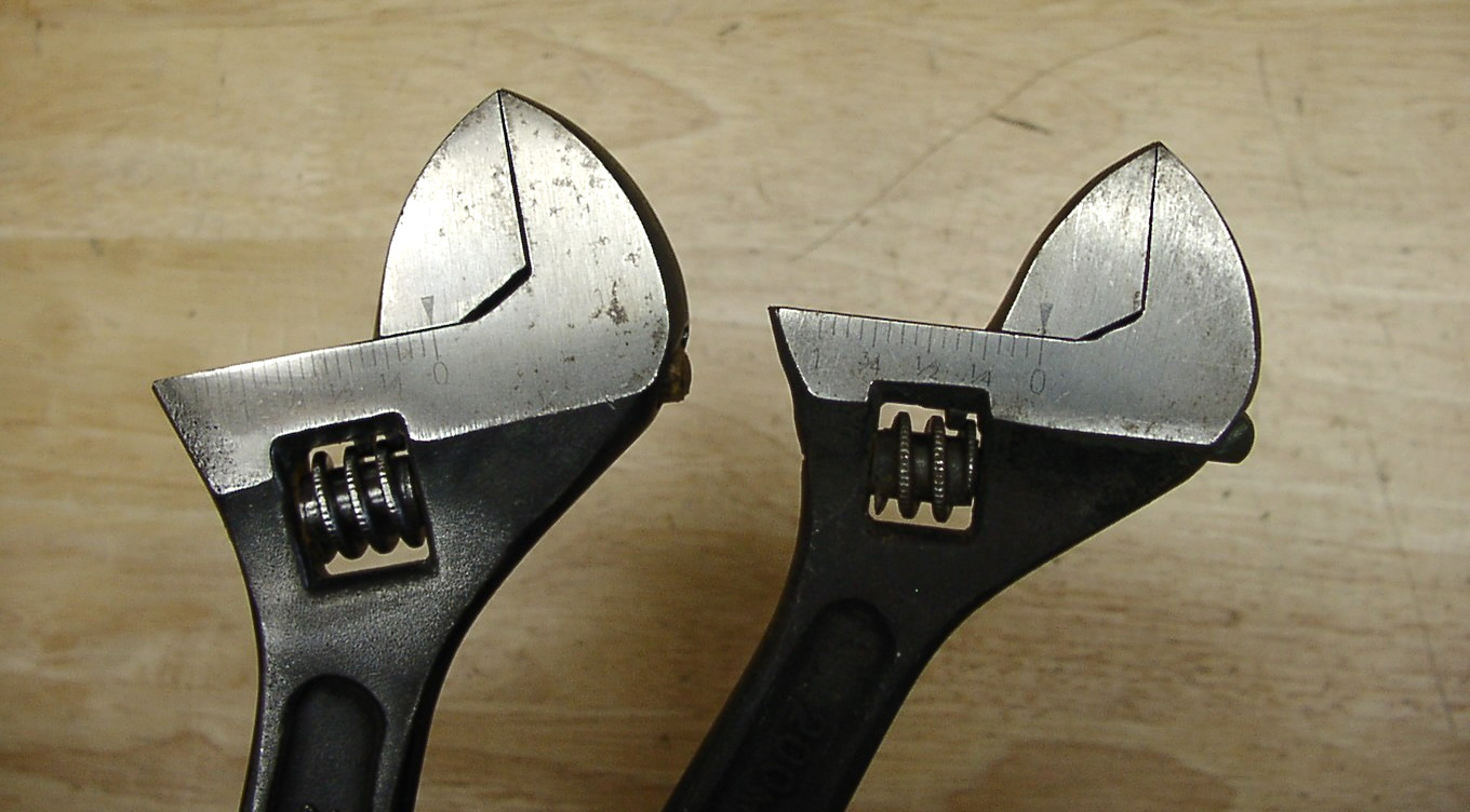 2 Adjustable Wrenches,Including Task Force-10″ Japan,& Kobalt-8″ China,VGC