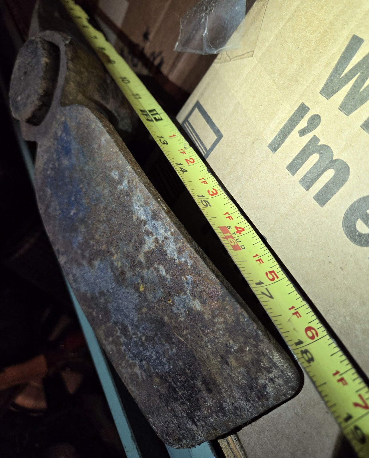 Vintage Warwood Axe Mattock Head Only Pick Axe Digging Tool USA