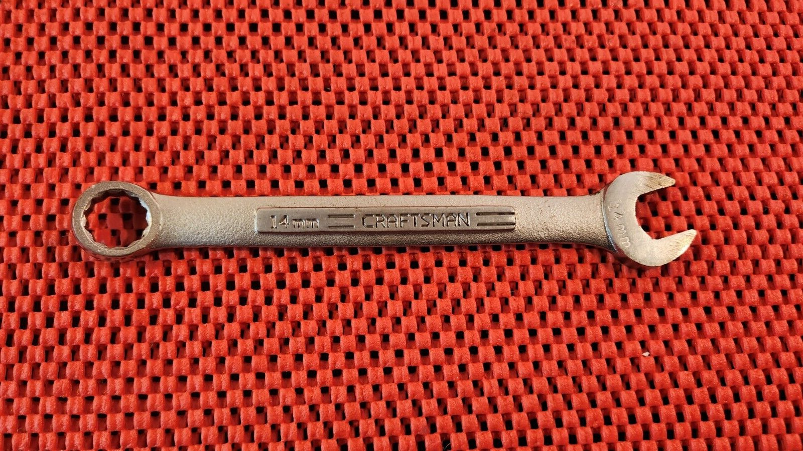 MADE IN U.S.A. VINTAGE CRAFTSMAN 14mm COMBINATION WRENCH, 12 POINTS, VV-42918