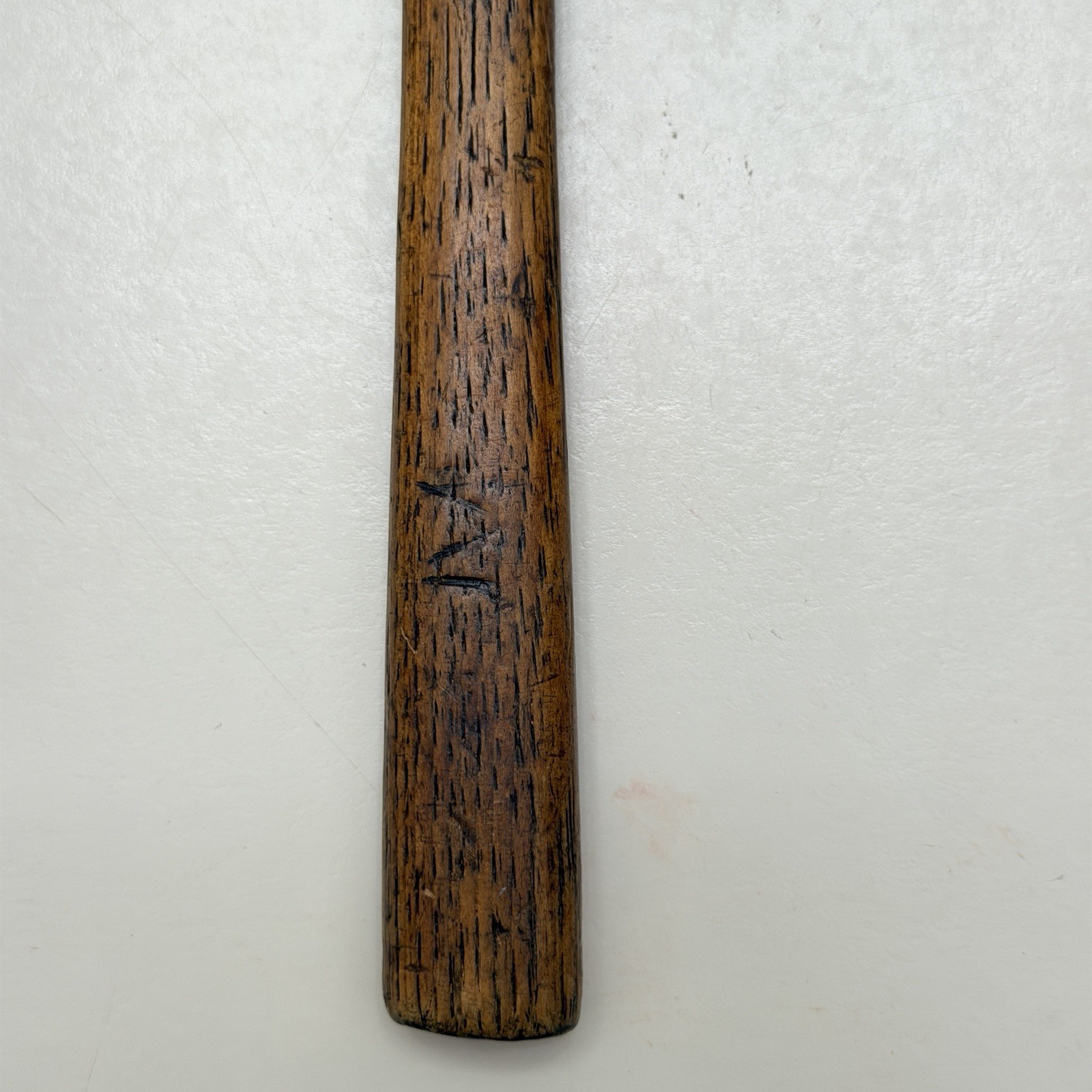 Antique Forged Steel Specialty Small Hammer Original Wood Handle Vintage Tool