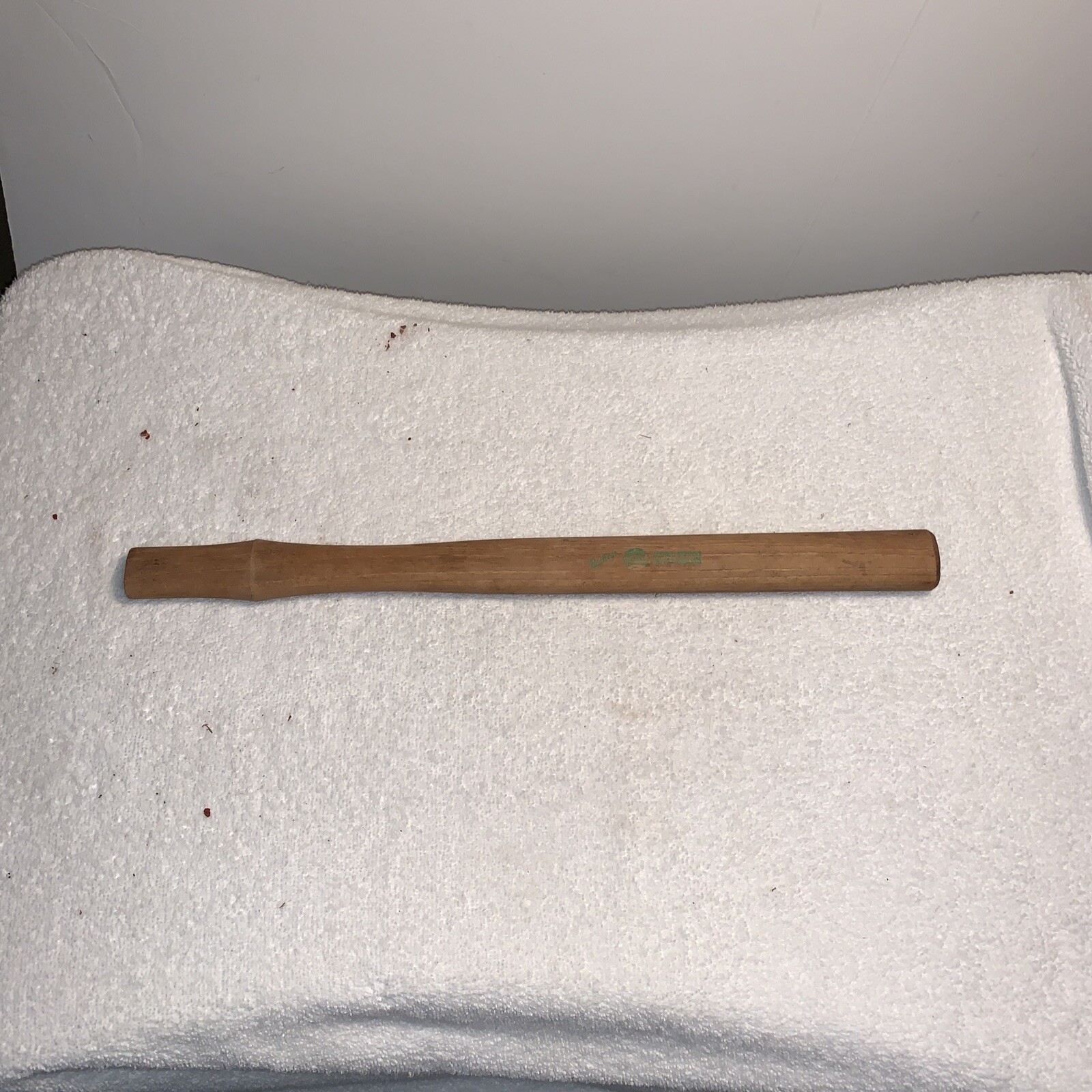 Vtg 18″ Hickory Wood Hammer Handle Property of Bethlehem Steel Hartwell Brothers