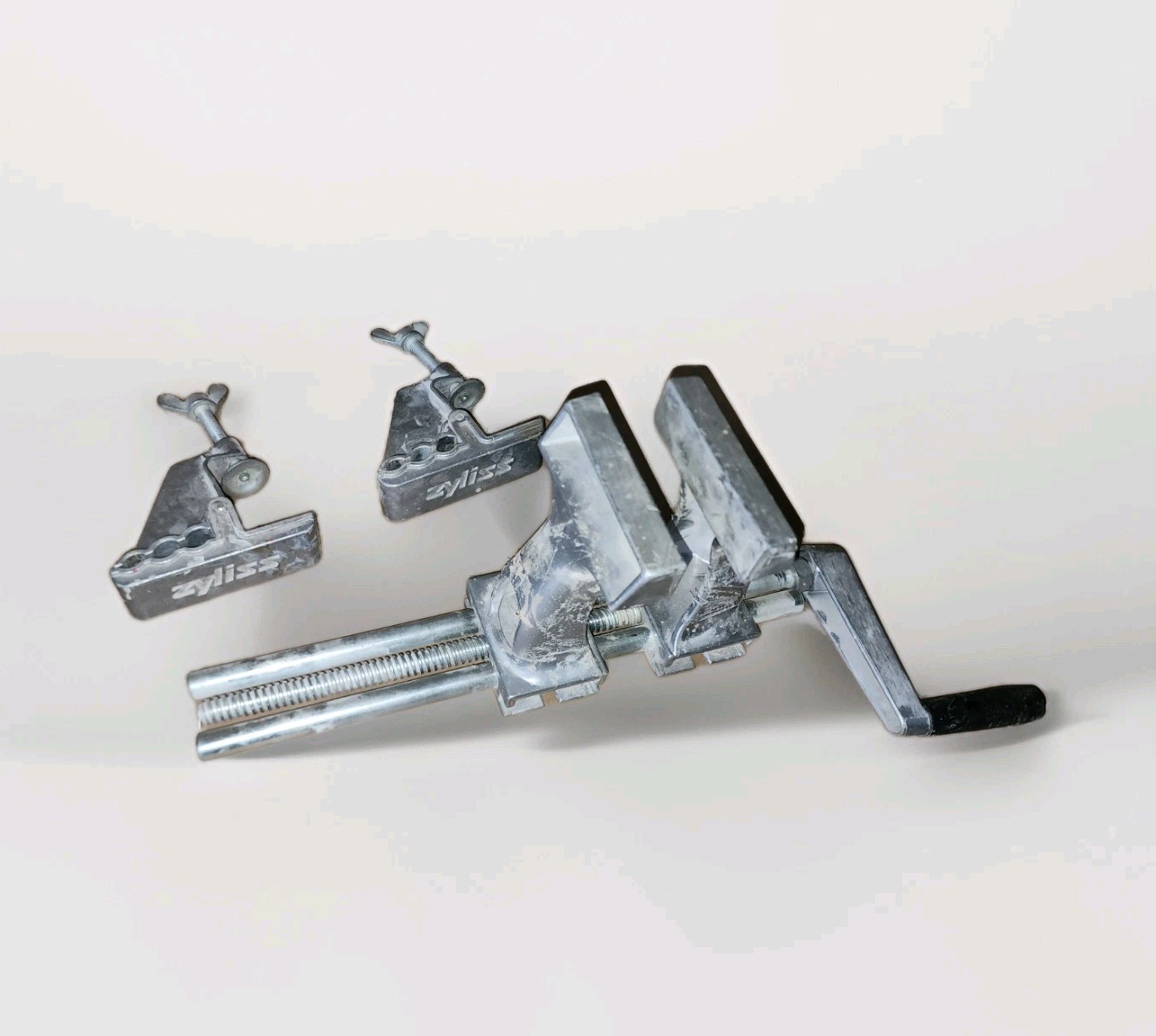 Vintage Zyliss Profi Vise System All Aluminum Hobby Bench Vise Clamp Swiss Made