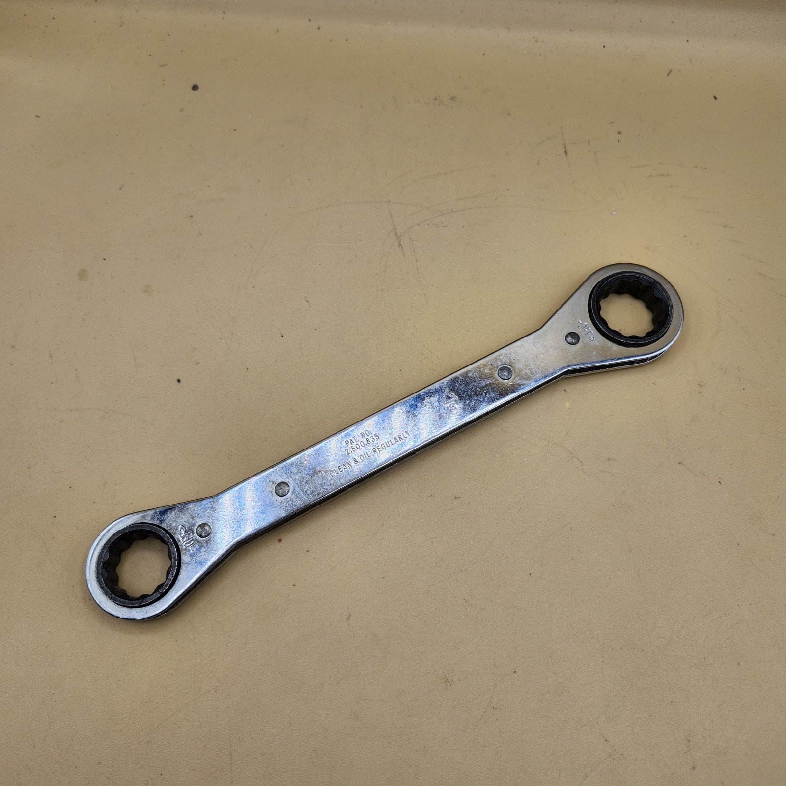Vintage Blue Point Double Head Wratchet Wrench 3/4″- 13/16 R2426C Made In USA