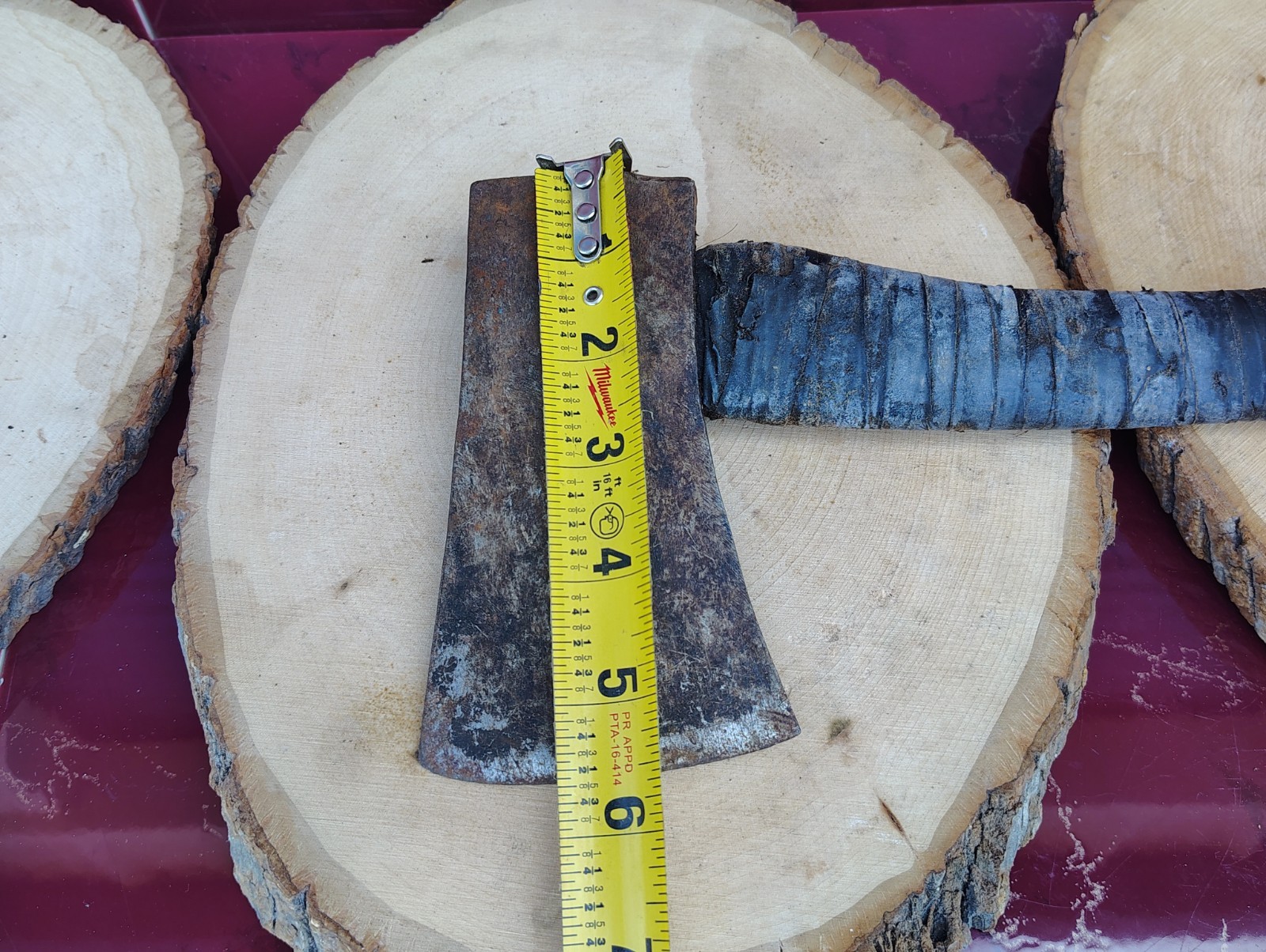 Vintage H.B Hults Bruk 15” Hatchet With Original Handle 0.6/1 1/4 Made in Sweden
