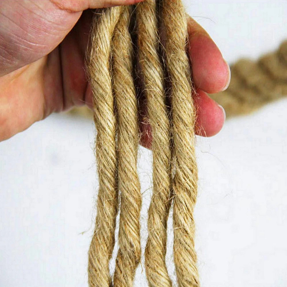 Natural Jute Hemp Rope (1.5 Inch x 50 Feet) Thick 1.5 x 50 Feet, Brown