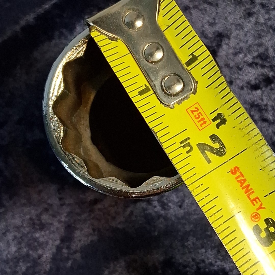Snap-on Standard S481 Deep Well Socket 1½” SAE 1/2″ Drive 12 Point Chrome USA