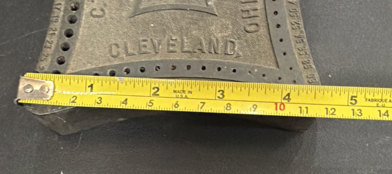 Antique C.T.D. Co Cleveland No 80 Metal Drill Bit Index Holder Ohio USA