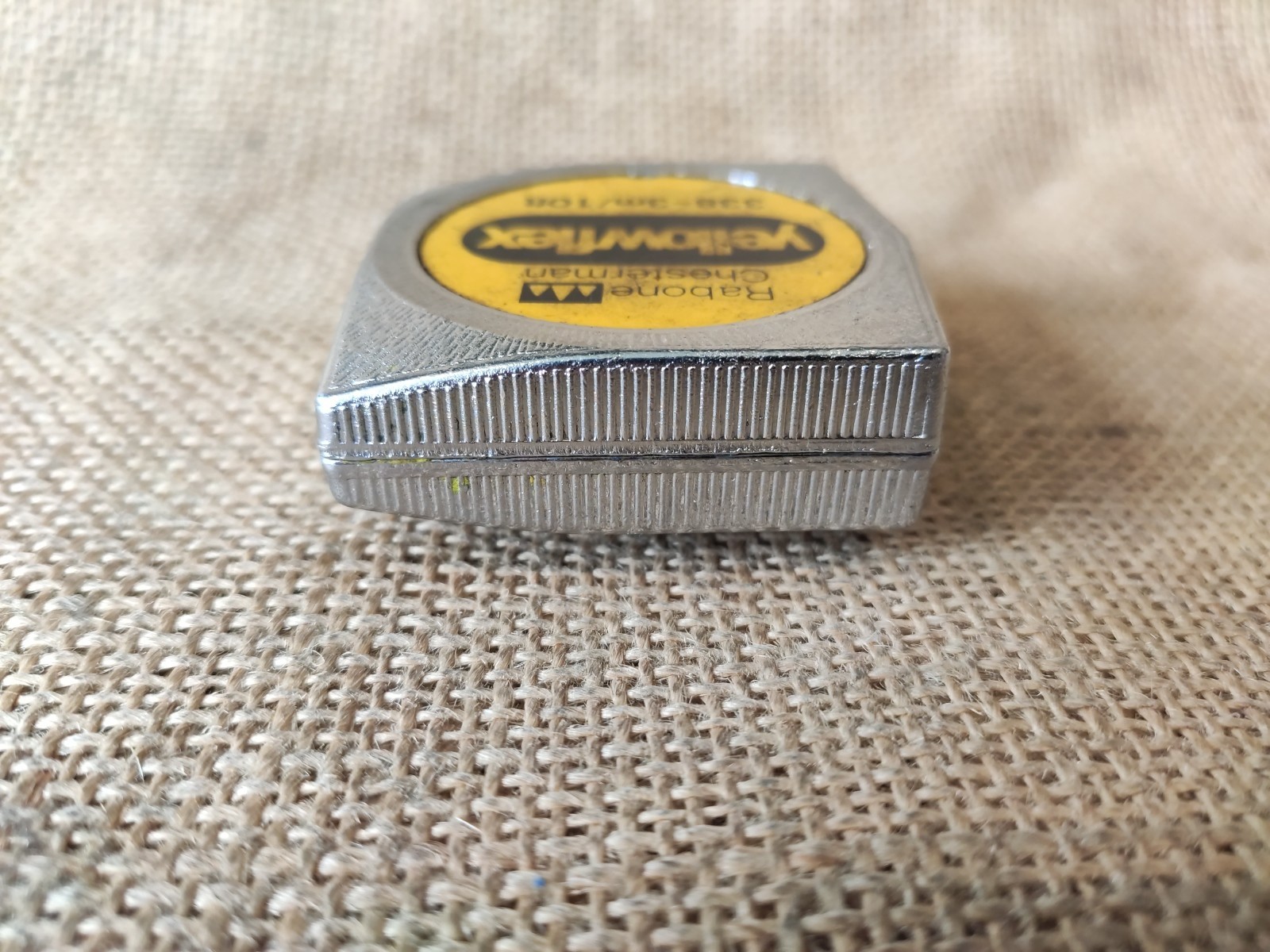 Vintage Rabone Yellowflex Tape Measure 10′ 3m Joiners Builders Tool TV Film Prop