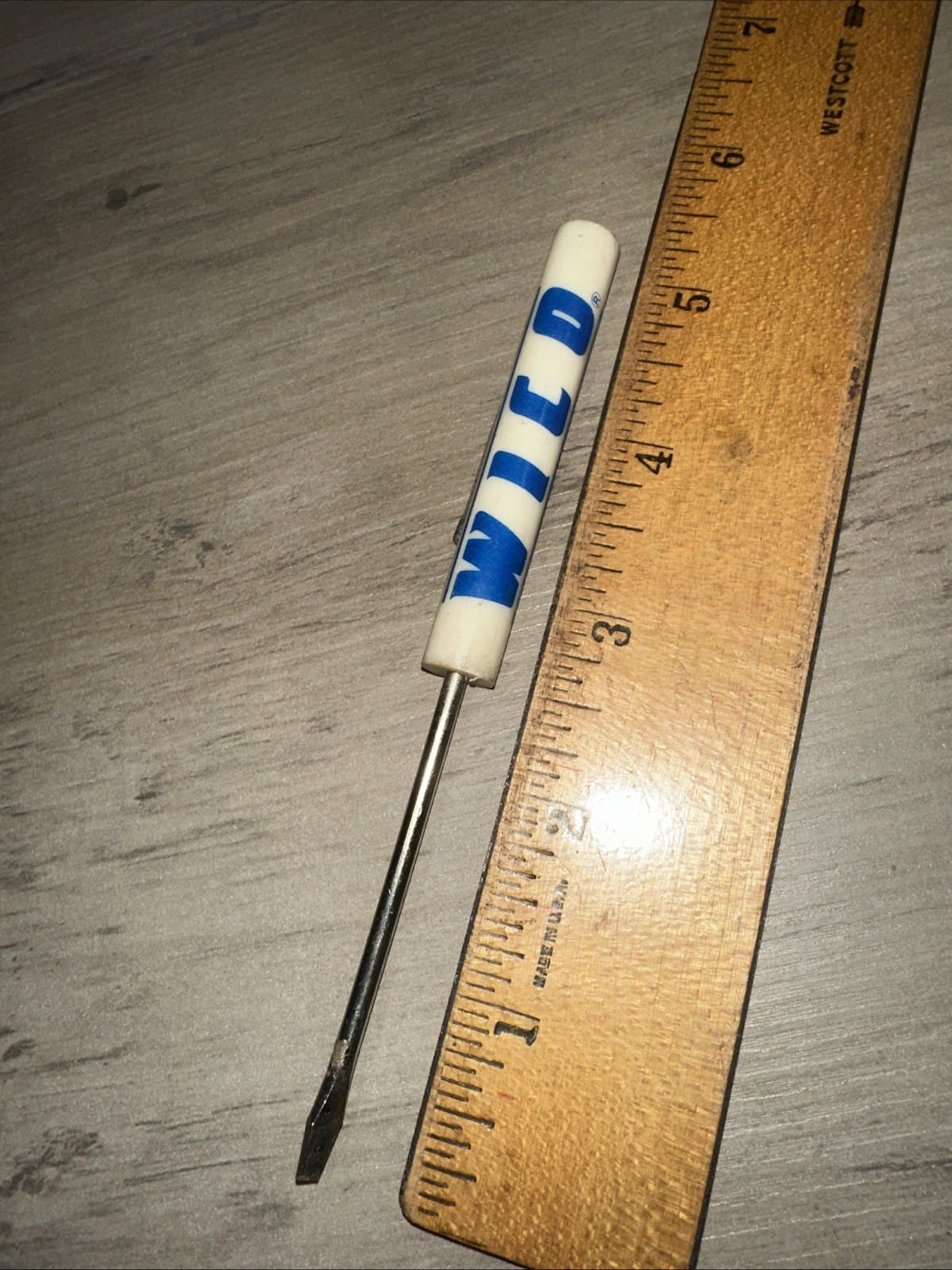 Vintage Mini Flathead Screwdriver Pocket Clip Wico The Source