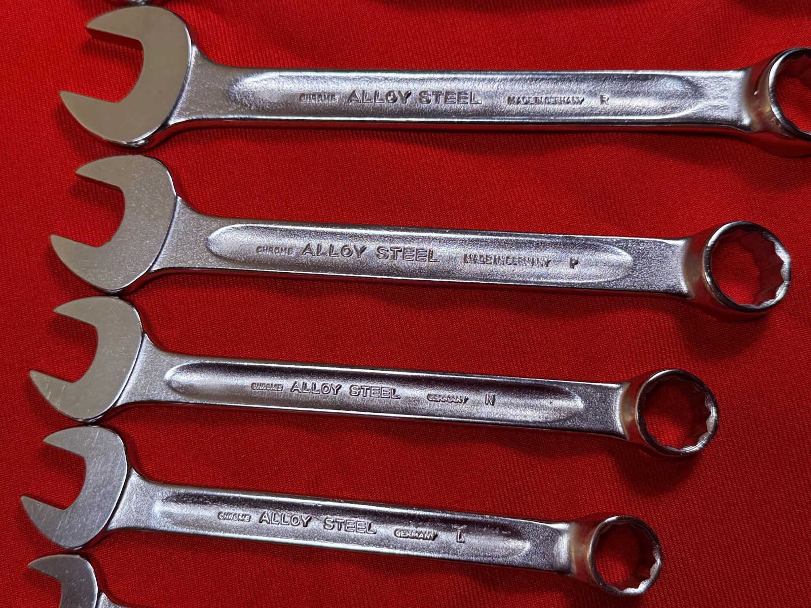 NOS Vintage Stahlwille SAE Open Box 13 series 8 pc Combination Wrench Set