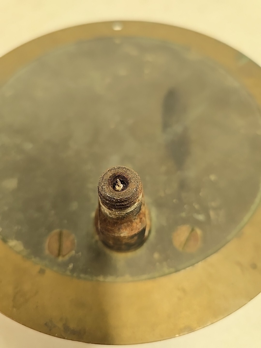 Vintage 6.75″ Ashcroft 1850 Railroad Nautical Pressure Gauge Brass Housing 3000