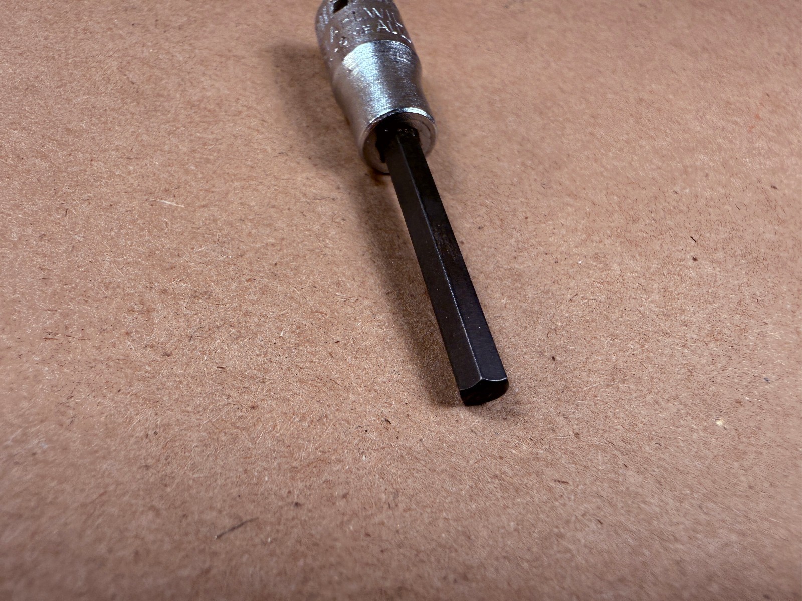 Vintage NOS – STAHLWILLE No. 44 INHEX 1/4” DRIVE Hex 4mm GERMANY 2-3/16″ Long