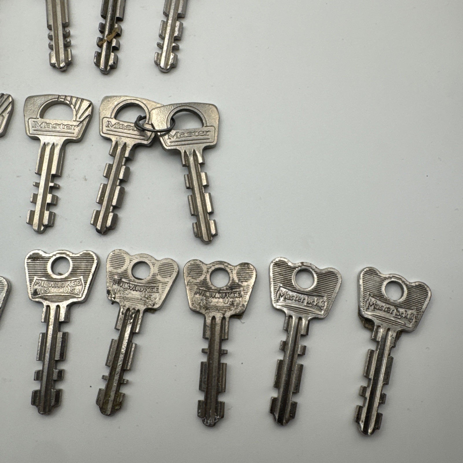 Vintage Lot of Master Lock Keys Lot of 28
