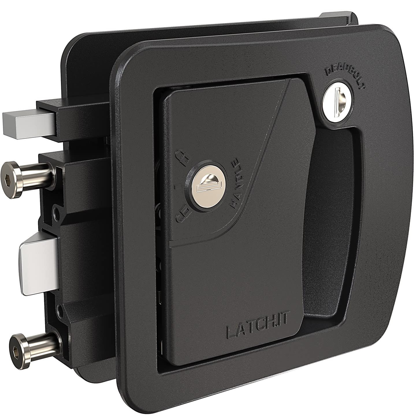 RV Door Lock Replacement 3.50″ x 4.50″ Class C Camper Door with 2