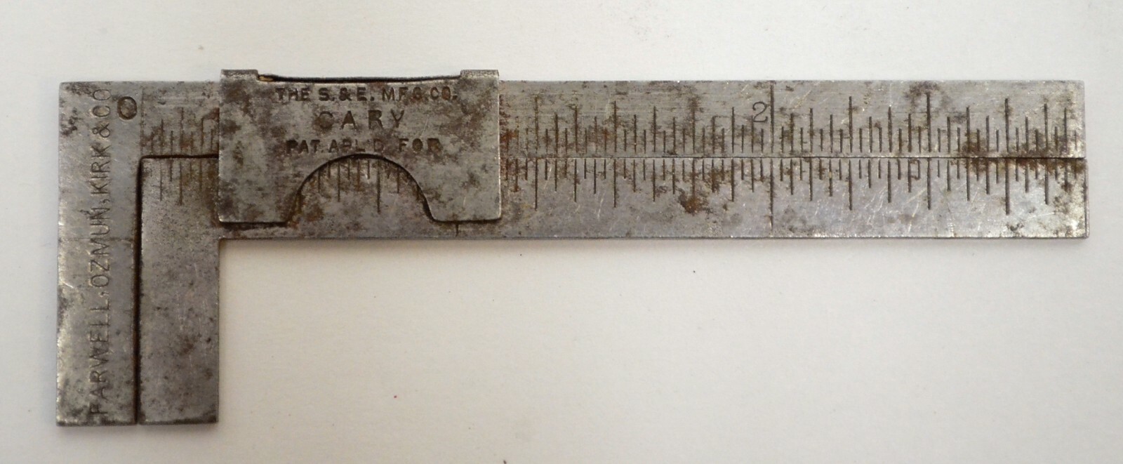 For RESTORE S&E Cary Farwell Ozmun Kirk & Co Tool Pocket Machinist Caliper Vtg