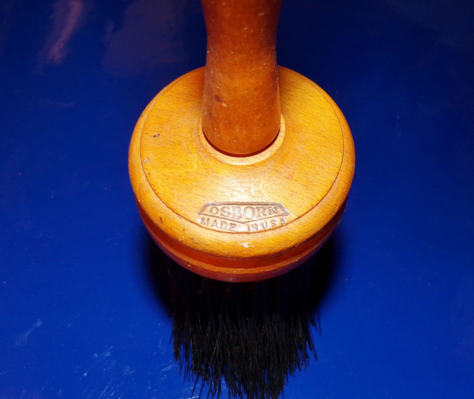 Vintage/Antique OSBORN #930 Maple Wood Handled Horsehair Brush