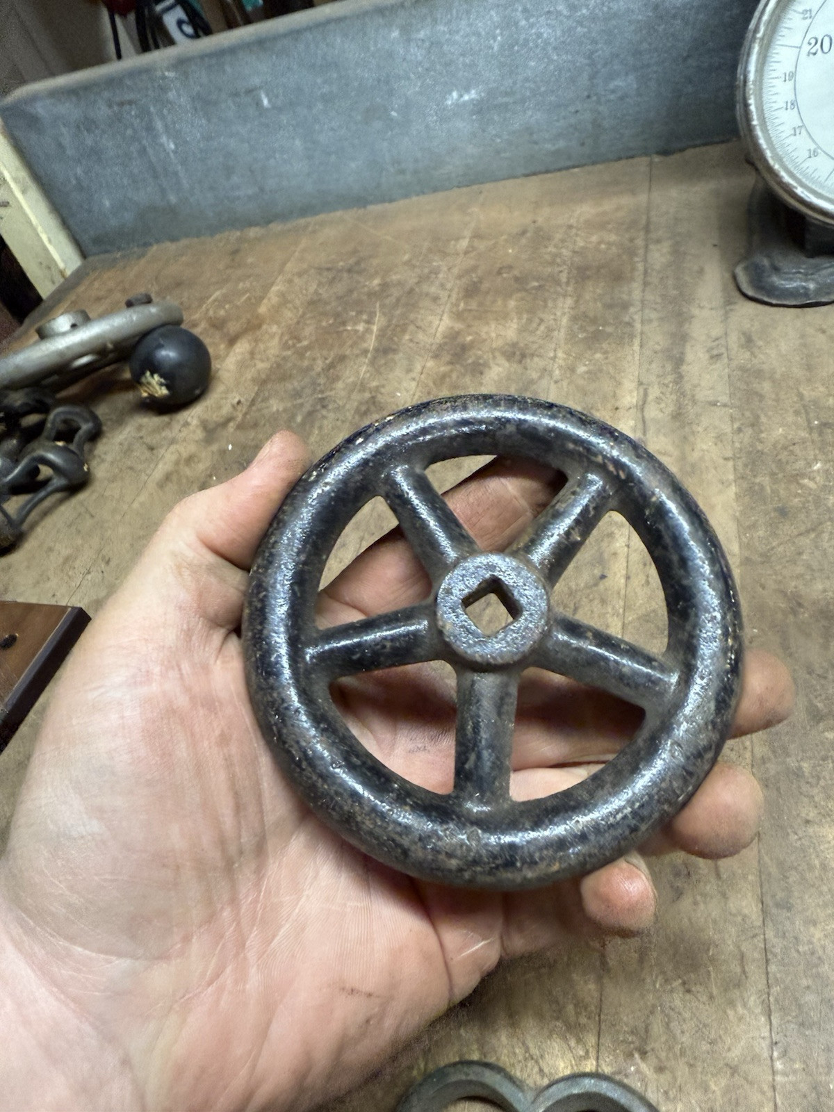 Antique Railroad RR Steam Engine Whistle Valve Spigot Handles Cast Iron Parts