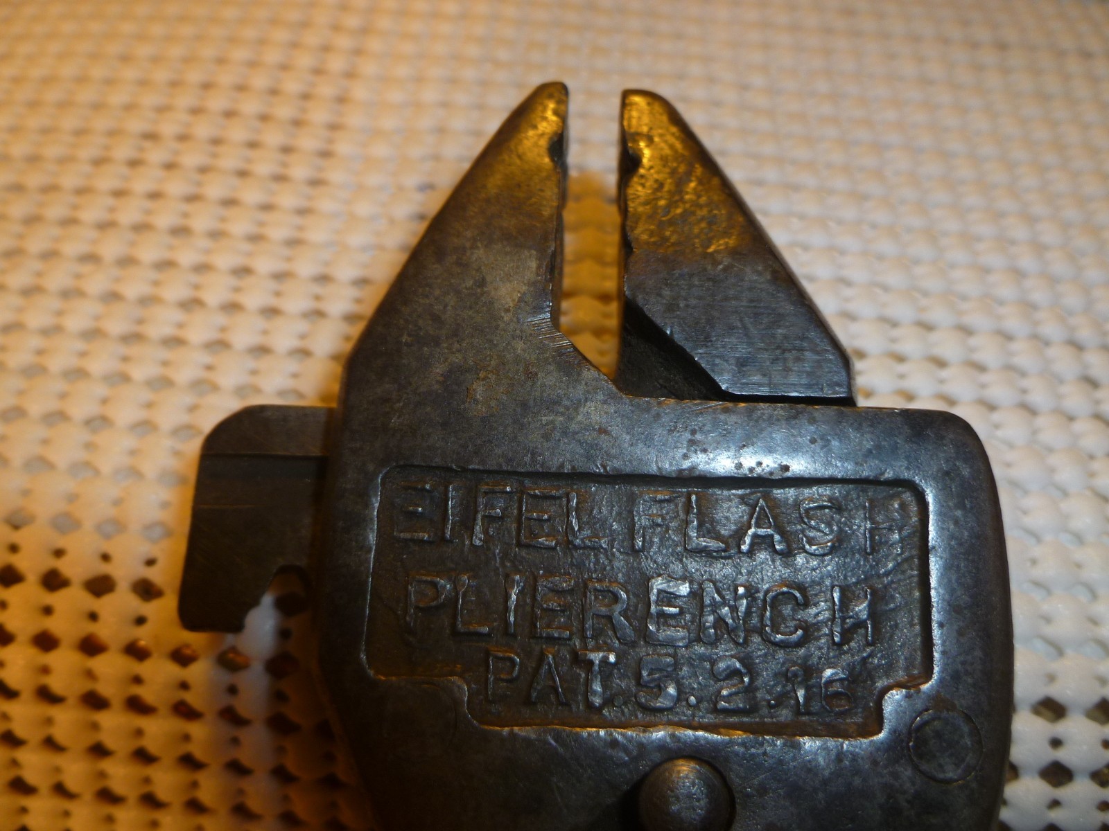 ANTIQUE EIFEL FLASHGEAR PLIERWRENCH TO USE OR DISPLAY. USA MADE