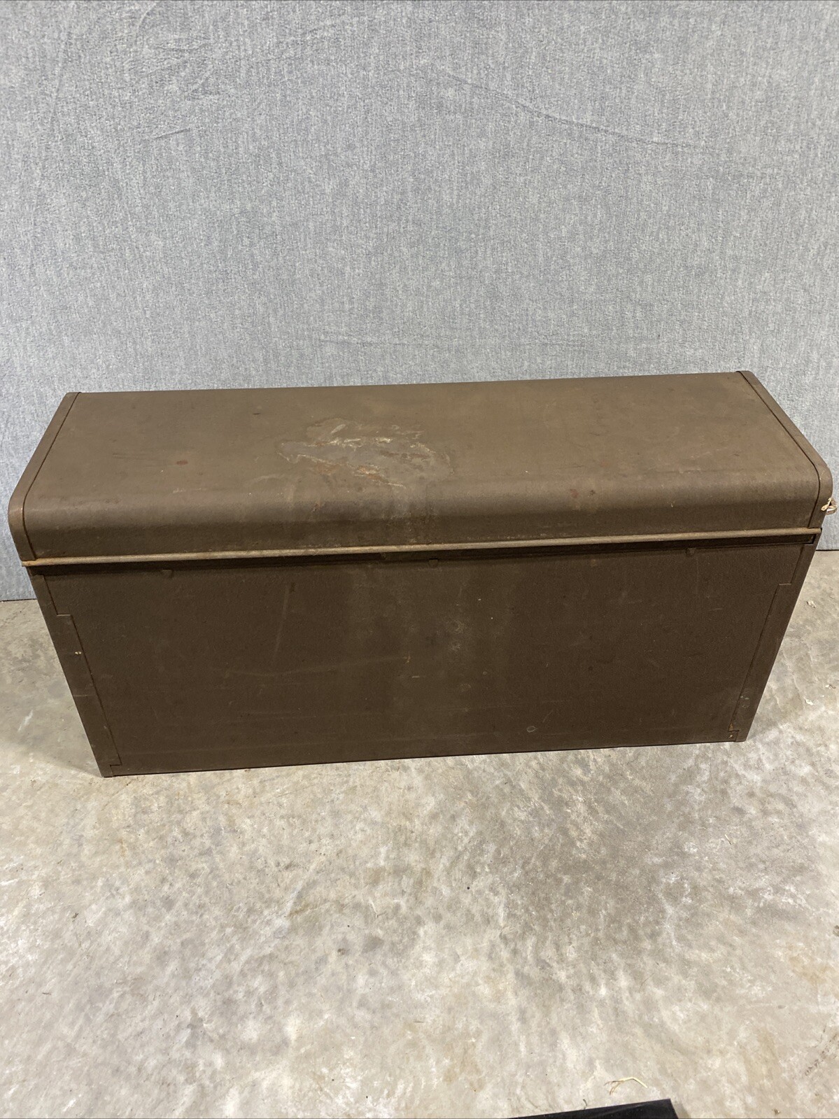 Vtg WATERLOO INDUSTRIAL Machinist Tool Chest 8 Drawer Toolbox Tool Box *READ