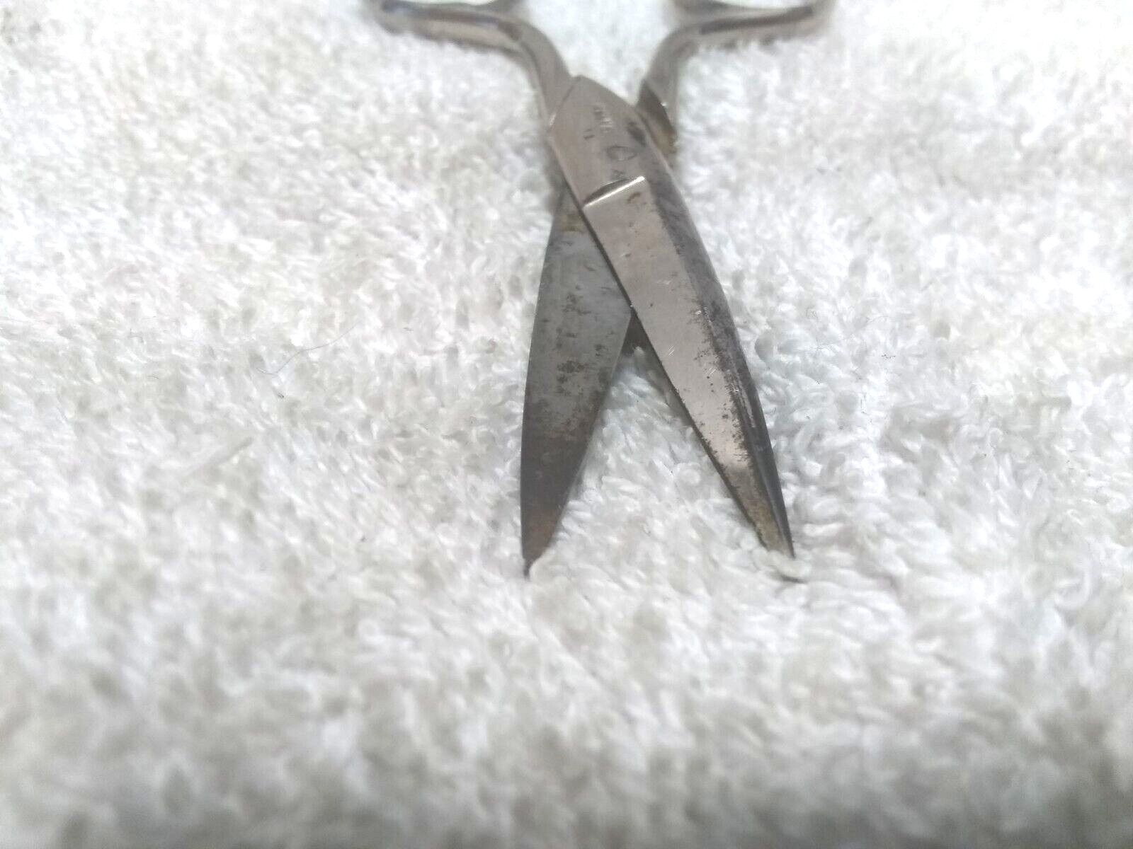 Solingen Pointed Blade Scissor Made Germany 4″ Great Vintage Condition