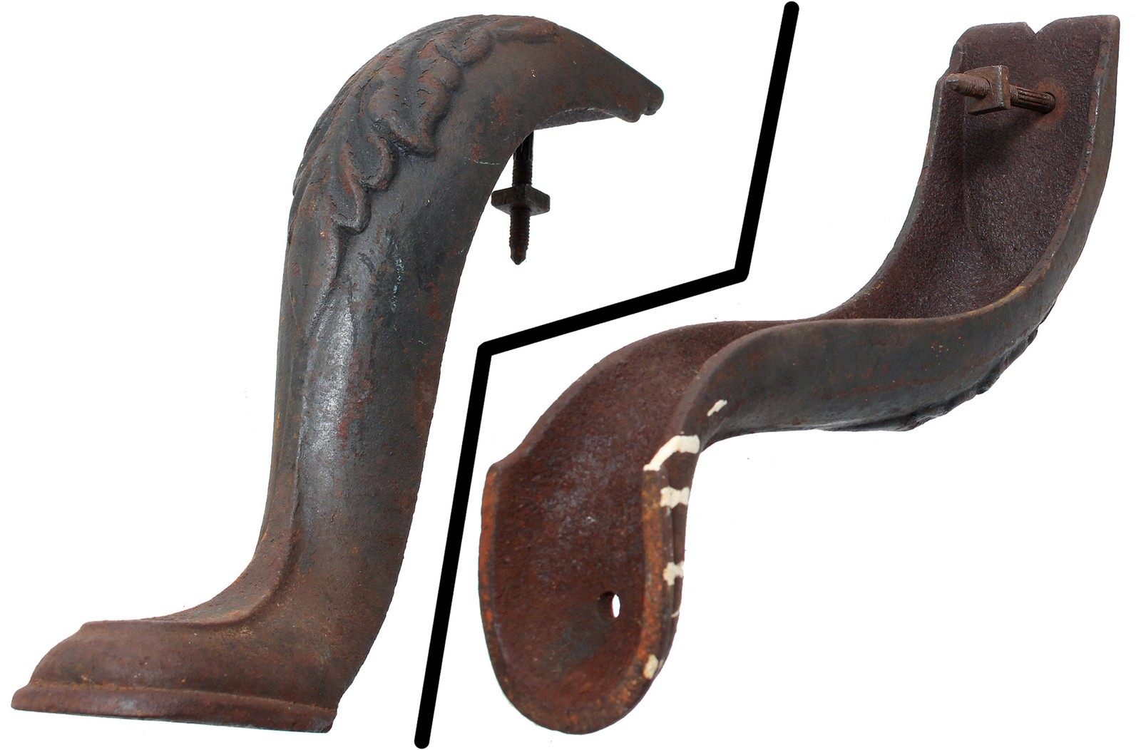 Orig. Front Leg Casting for Hall Mitre Machine- C.B. Rogers & Co. – mjdtoolparts