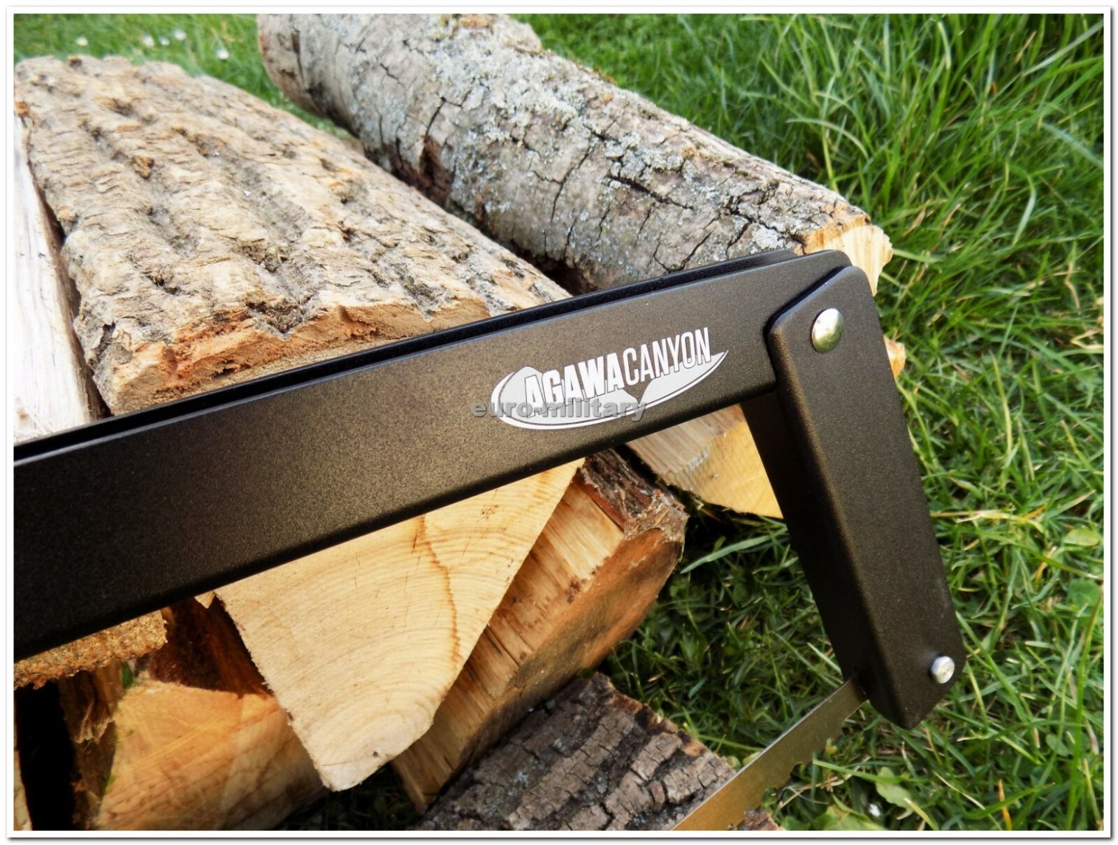 AGAWA CANYON® BOREAL 21 Outdoor BUSHRAFT Backpacing Camping Saw – Green / Black