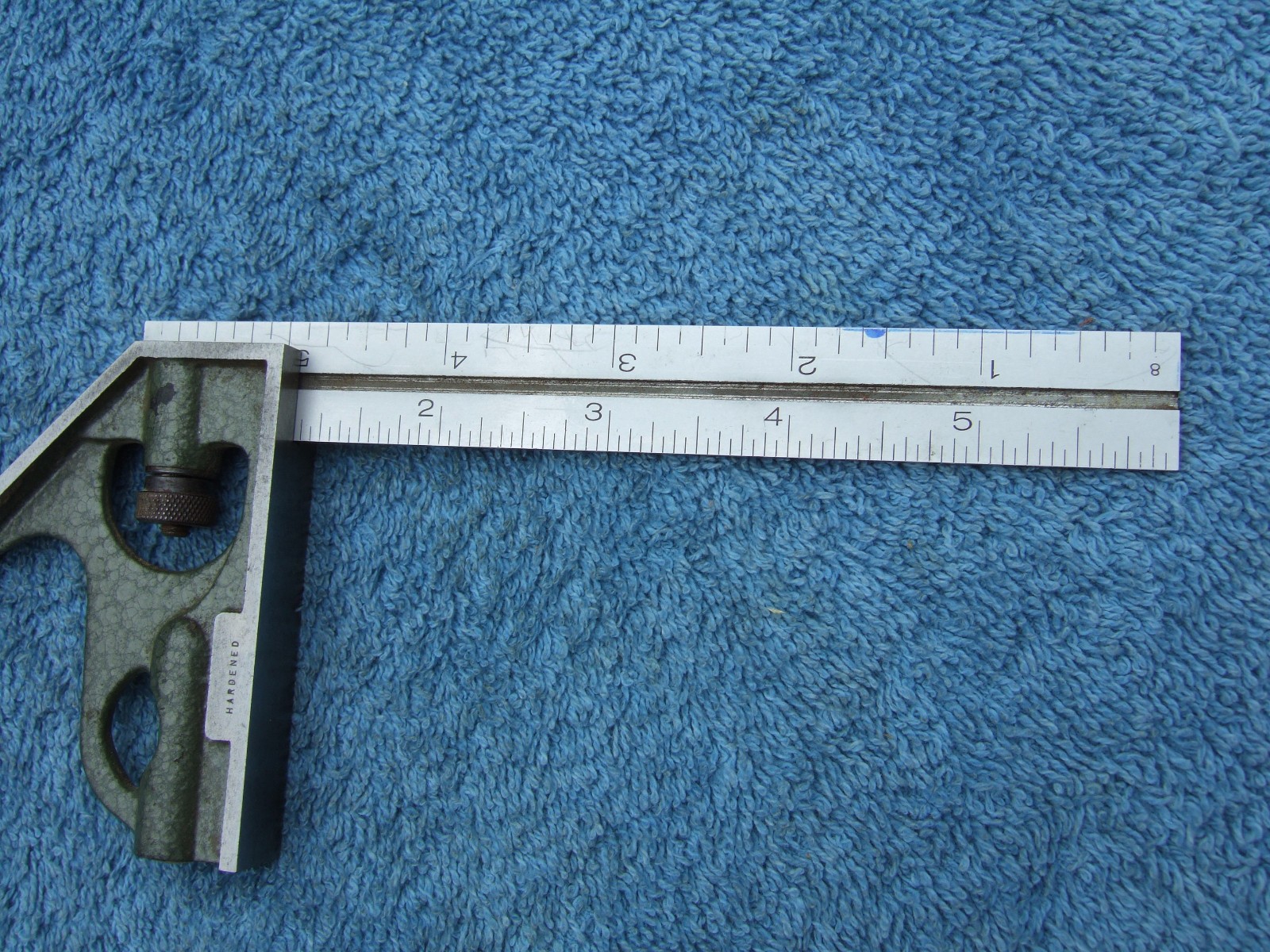 MITUTOYO HARDENED Combination Square w/6″ Hardened SS RULE TOOLMAKER VINTAGE