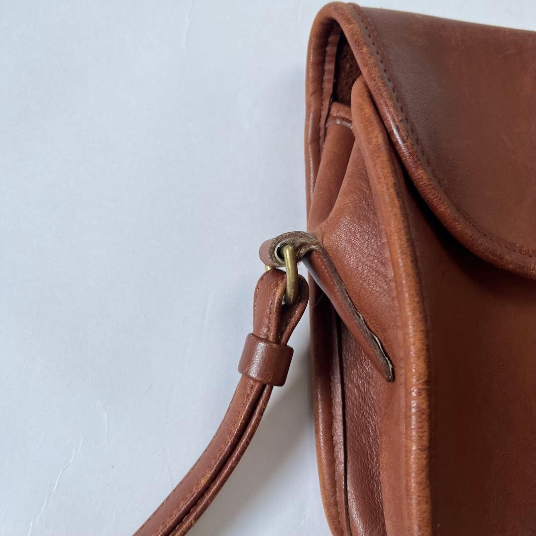 Coach Turnlock Clutch Bag Vintage USA Made 25x18x6 cm Brown Used