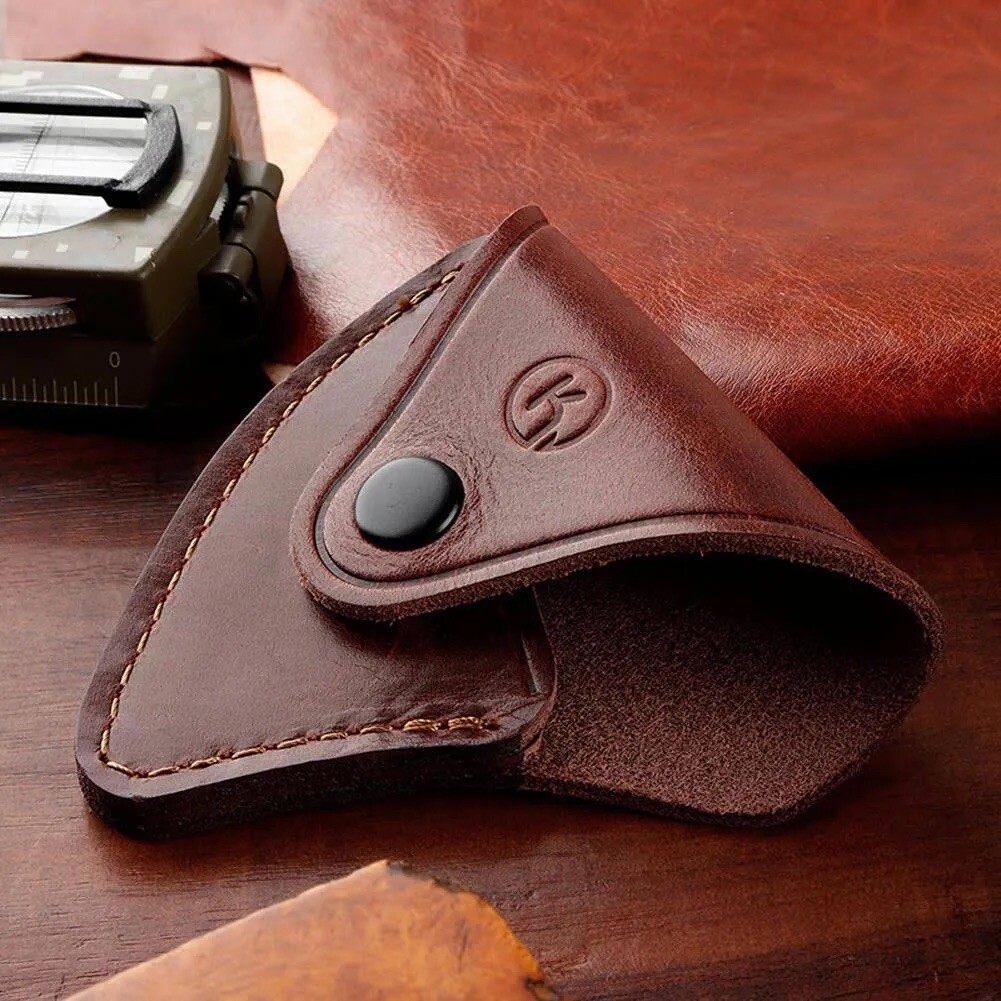 Leather Axe Sheath Head Cover Hatchet Head Holster Axe Case Camping Blade Cover