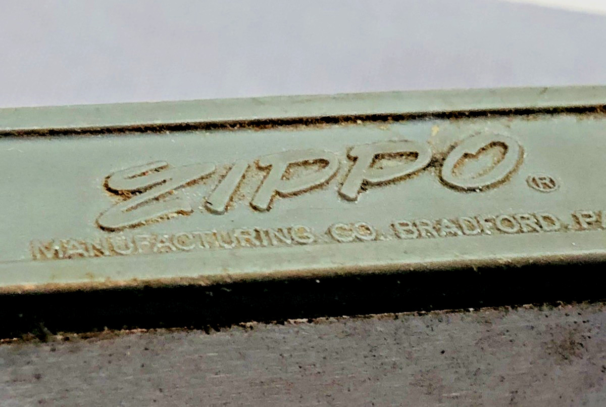 Vtg ZIPPO Stainless Steel Tape Measure Advertising the Concordia Line