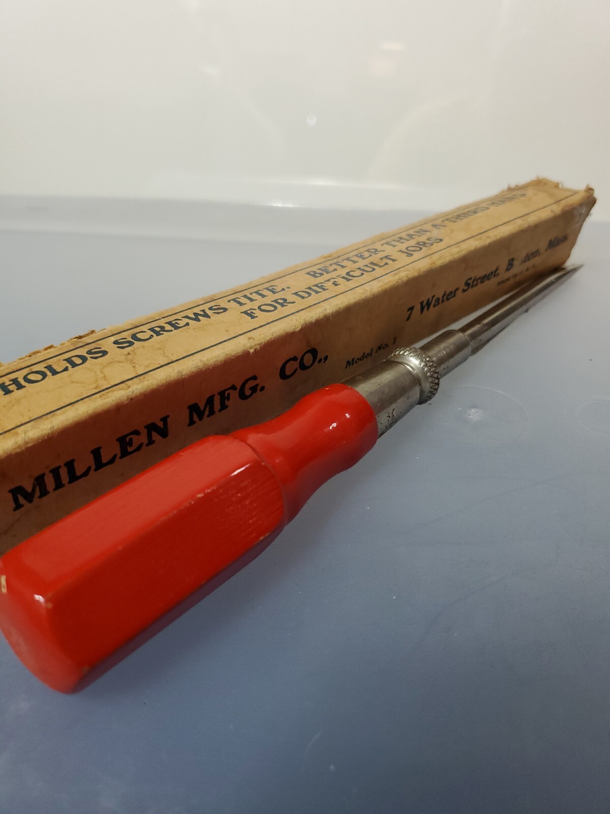 Millen Mfg. Co. JIFFY TITE Model No. 1 Screwdriver