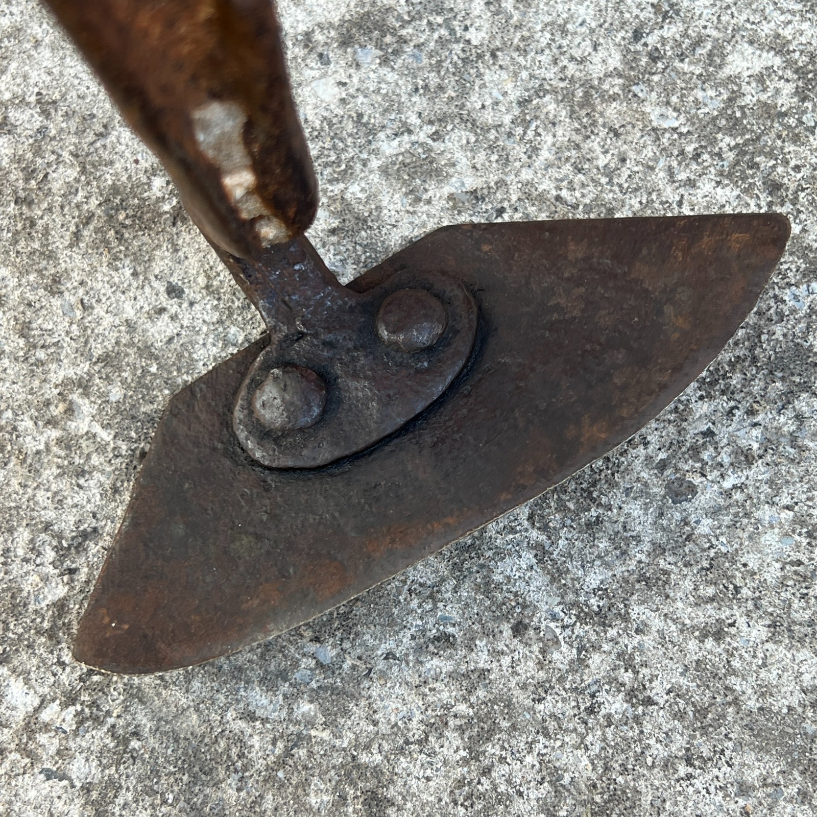 Vintage Soviet Hand Hoe / USSR Vintage Old Garden Tool / Made in USSR / USED.