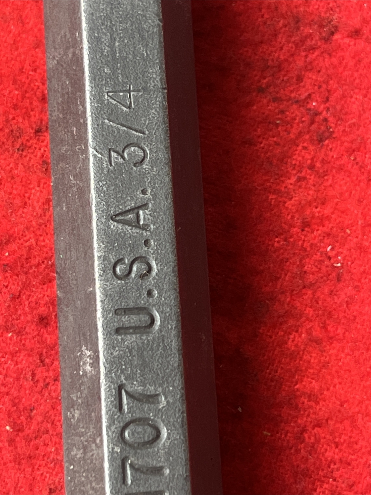 VINTAGE OLD FORGE 1707 COLD CHISEL 3/4″ TOOL 7″ LENGTH – USA (k48)