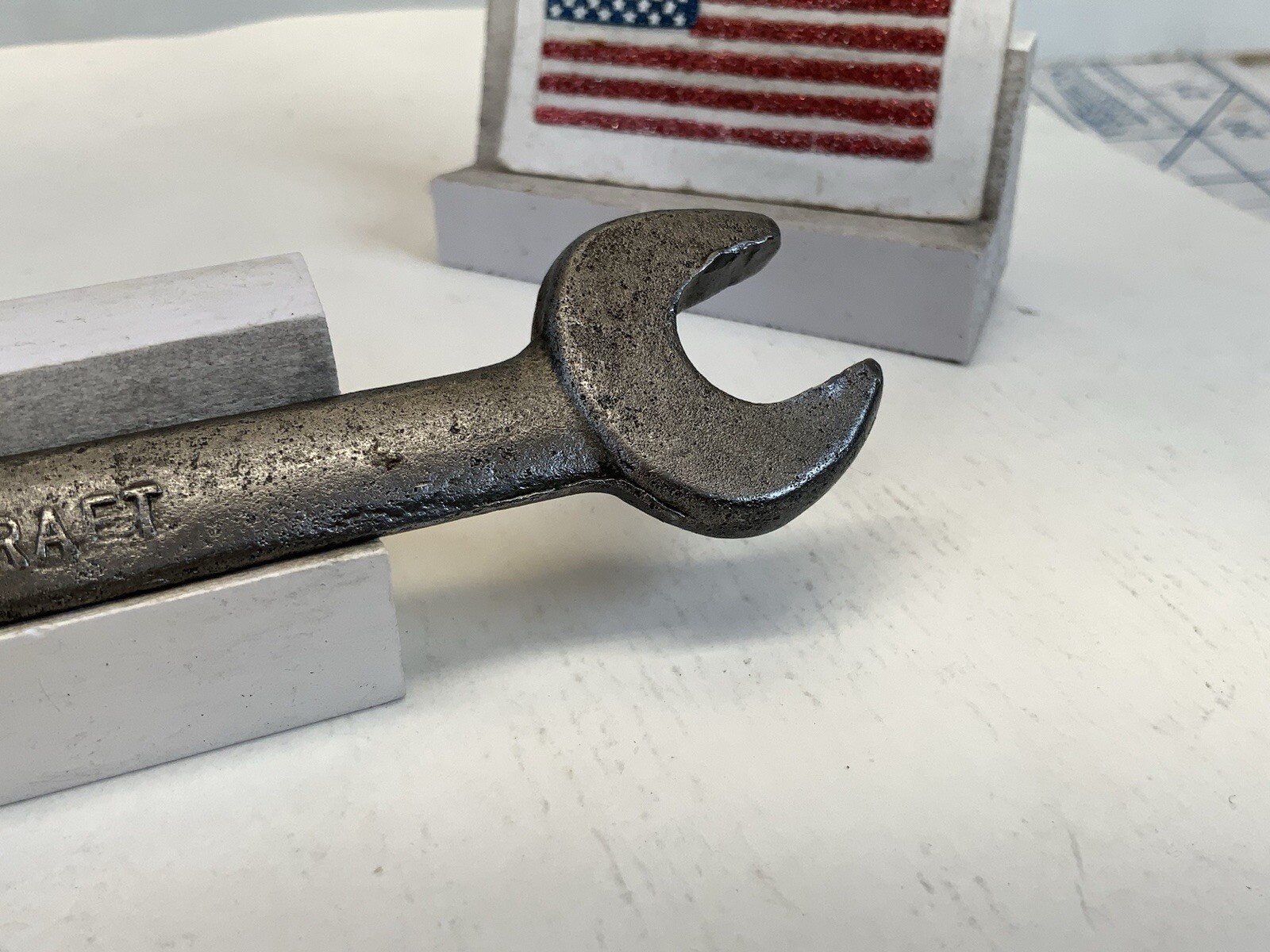 TRUECRAFT 1/2in. X 9/16in. Open End Wrench, USA Made