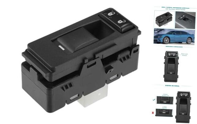 Power Window Switch Window Control Switch Fit for Chrysler 200 300 Sebring