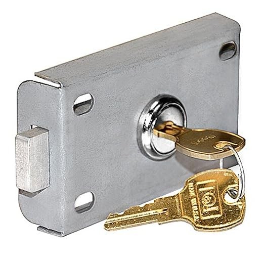 Salsbury Industries-3675 Master Commercial Lock, Horizontal Box, Metallic