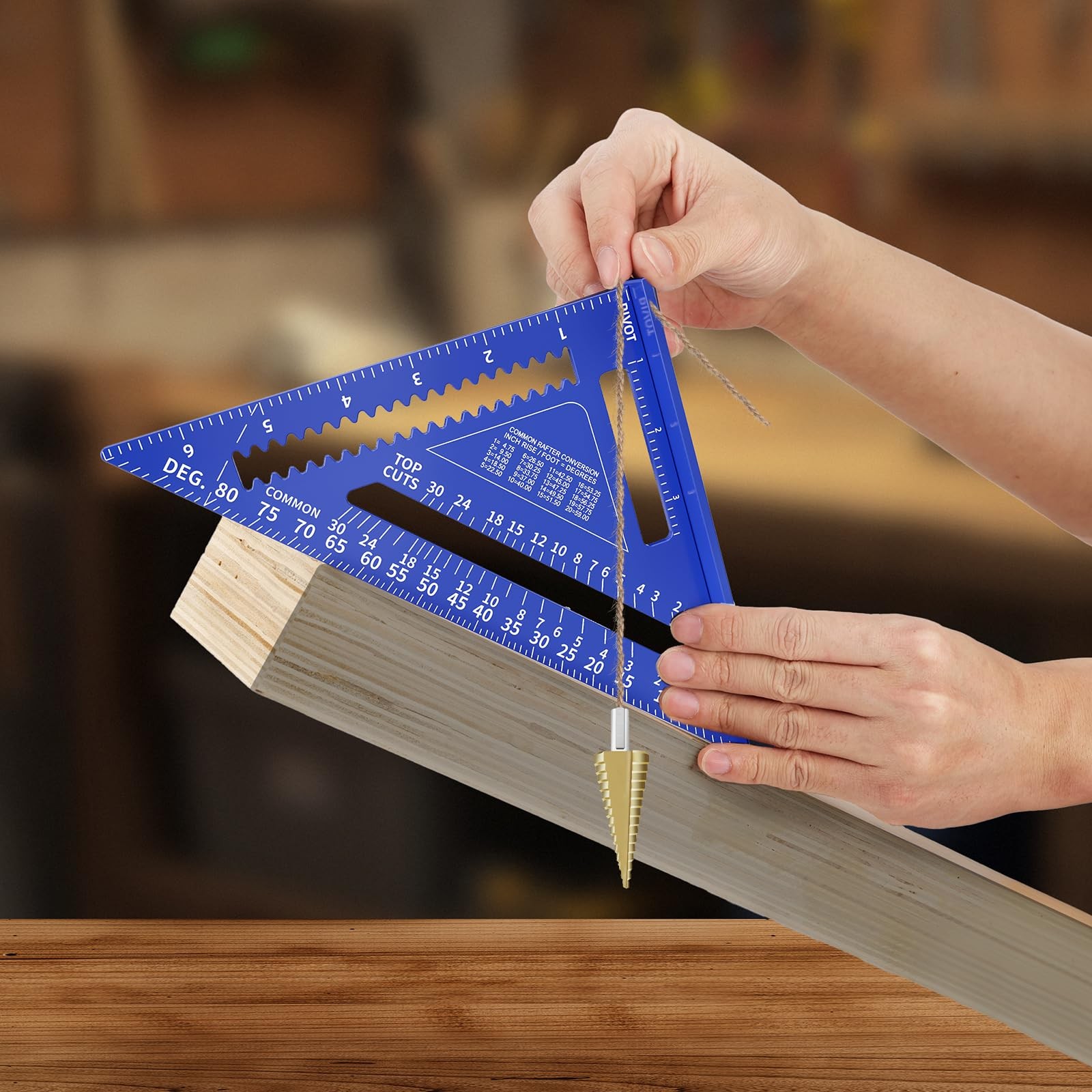 GRENPRO Square Combination Woodworking Tools, 7inch Carpenter Blue
