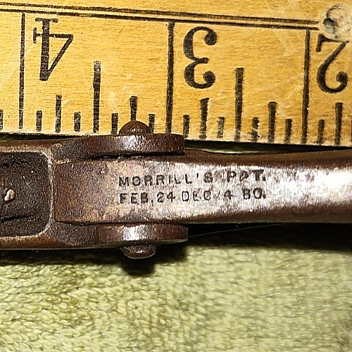 MORRILL’S SAW SET PRECISION HAND TOOL PAT FEB DEC 4 80