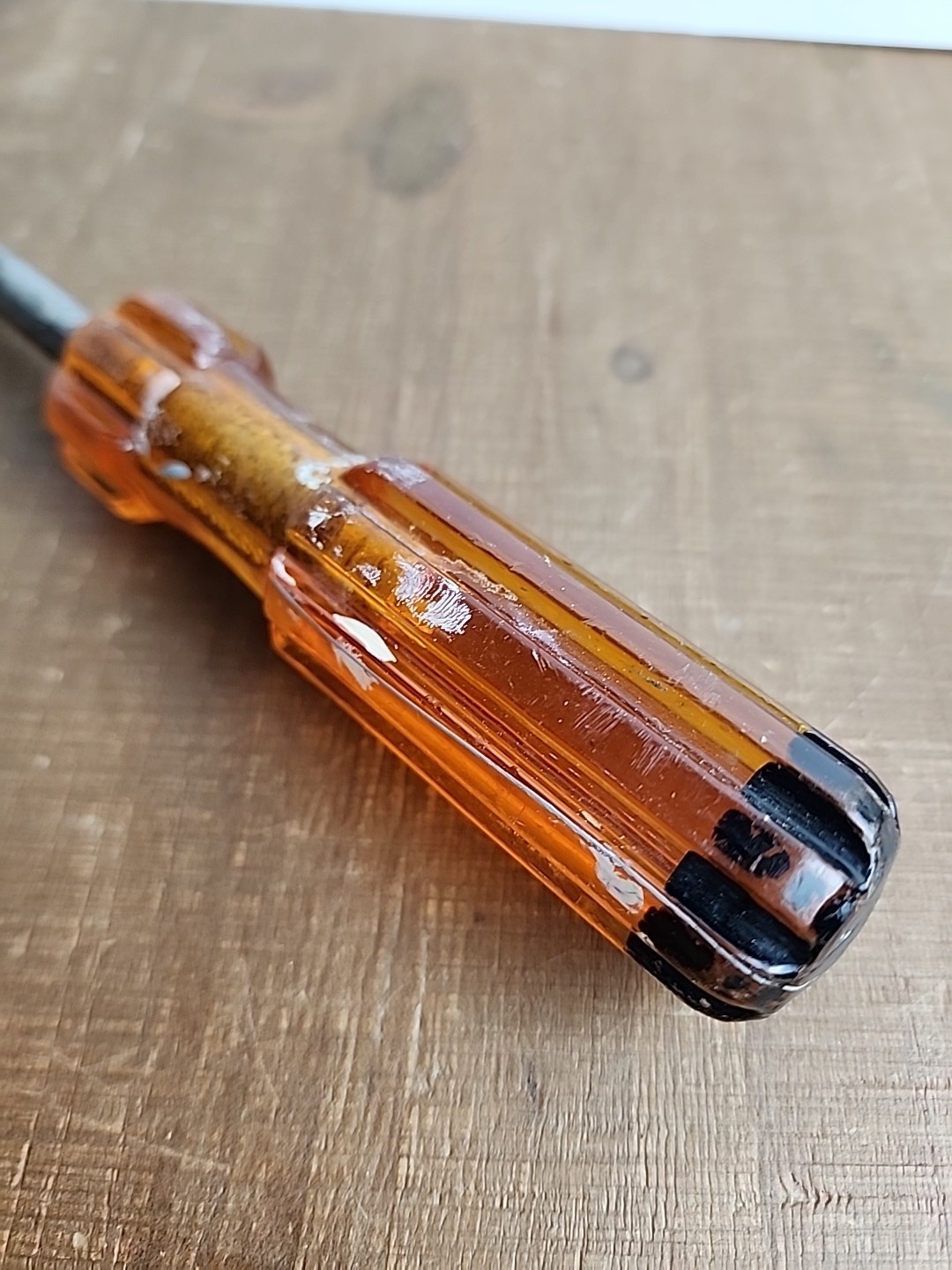 Vintage Bridgeport No. 143 Screwdriver 8 in Plastic Handle USA