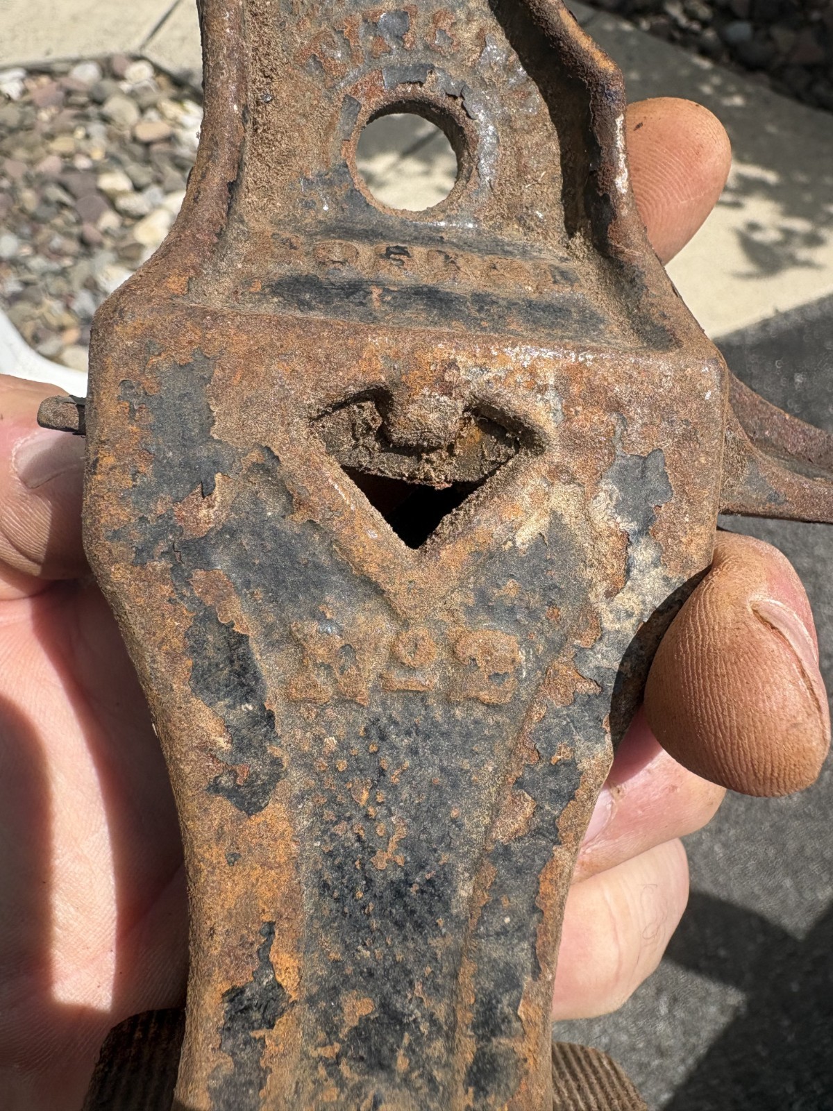 Boston 1896 Cast Iron Wood Clamp Threaded End Bar Clamp Sash Clamp Head No2