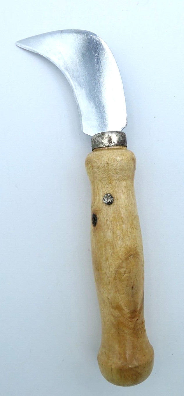 VTG Steelcraft Hi Carbon Steel Linoleum Knife w Wood Handle 2.5″ Blade Shelf Wrn