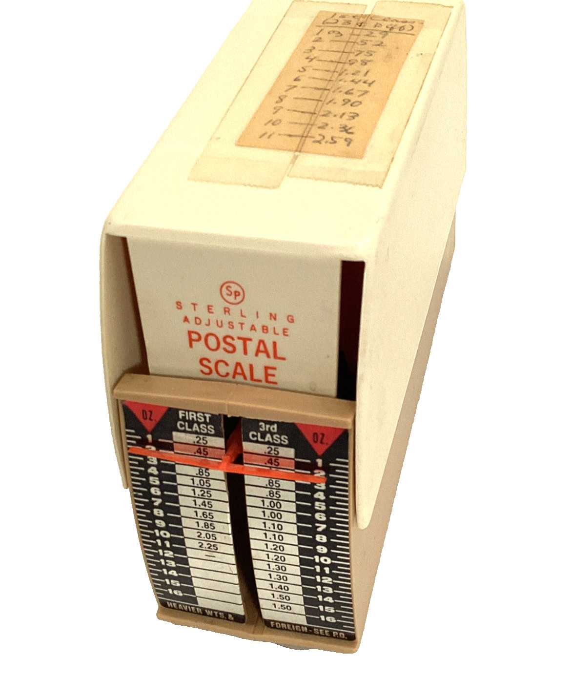 Vintage Sterling Adjustable Postal Scale
