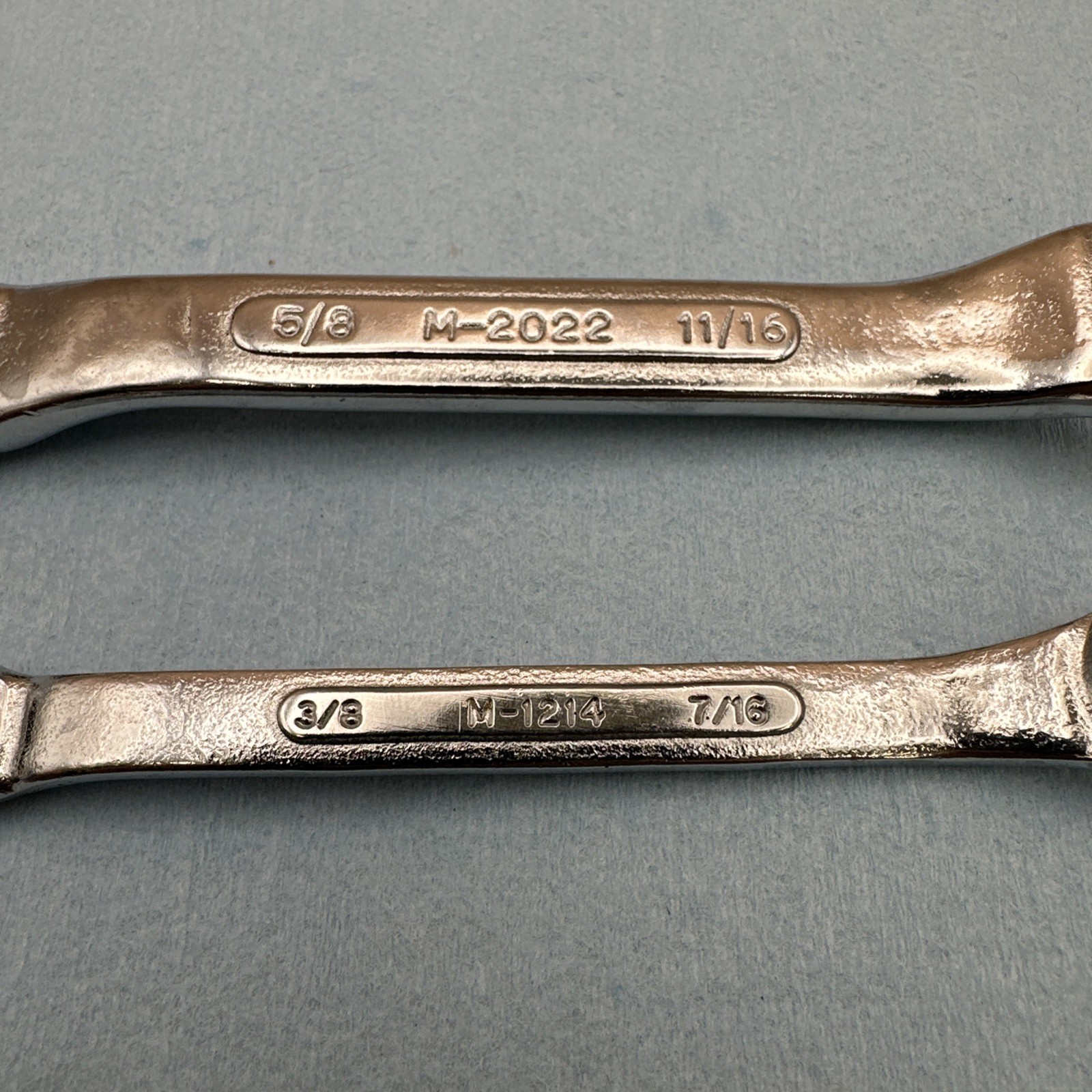 SK Tools USA – Two 6 Point Stubby Box Wrenches 3/8” X 7/16” & 5/8” X 11/16” Nice