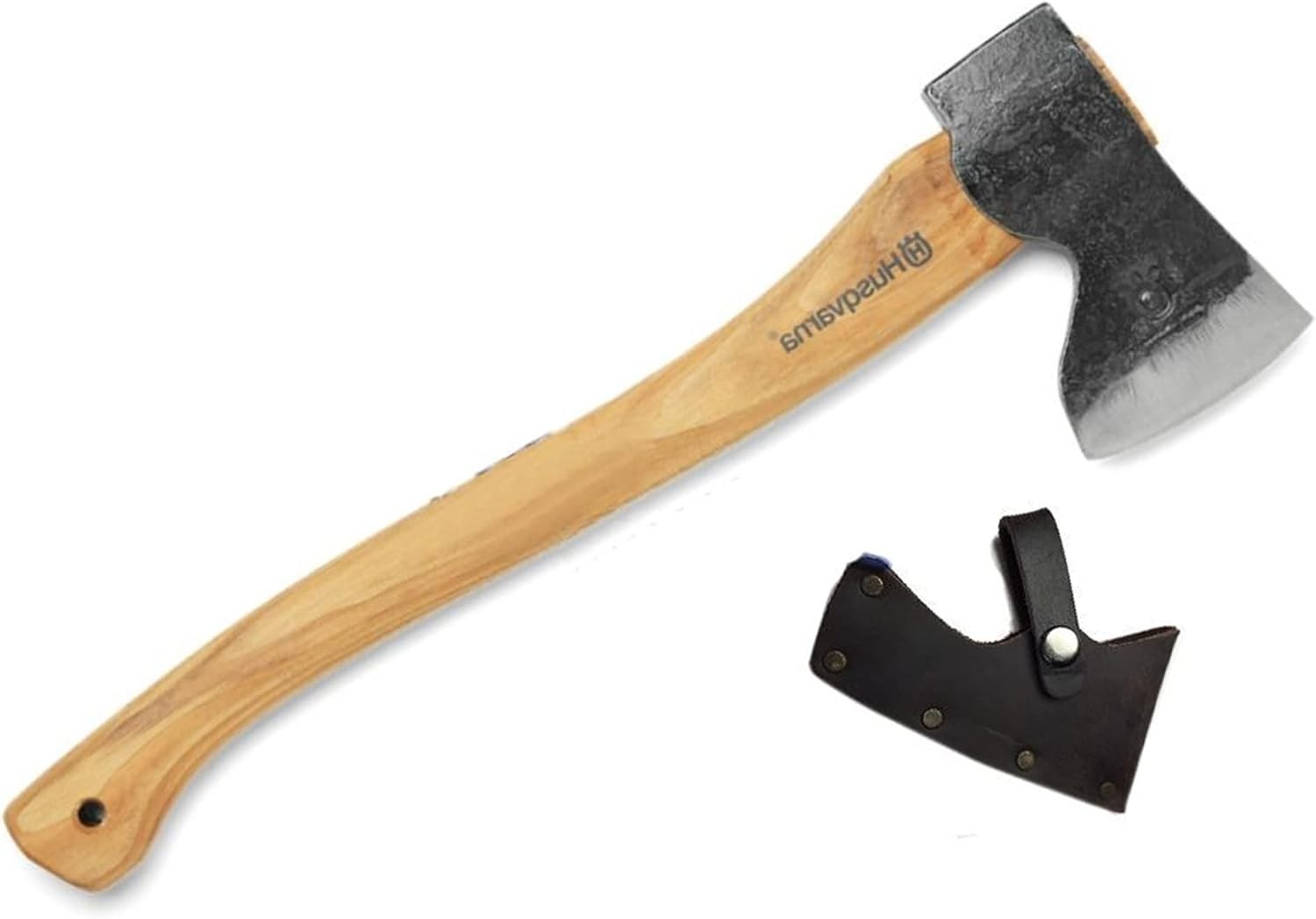 Swedish Steel Carpenter Axe, Leather Cover-~