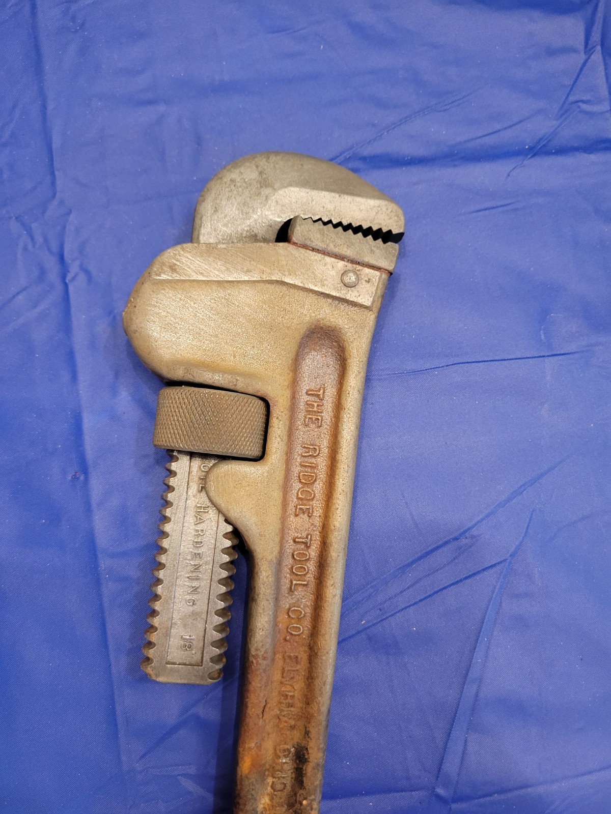 2 Antique Pipe & Monkey Wrenches Wrench BD 15 inches & Ridgid 18 inches