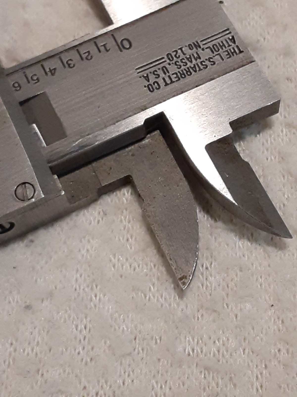 L. S. STARRETT Co. Vintage No. 120 Dial Caliper 0-6 Inch Athol Mass USA